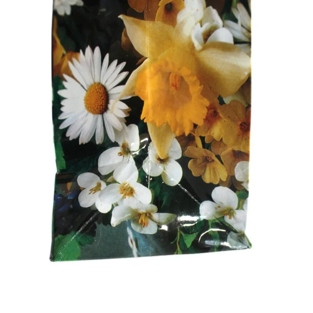 2 Vintage Floral Gift Bags – 1990s/2000s – Reusable, Used Condition